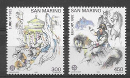 San Marino 1982.  Europa Mi 1249-50  (**) - Nuovi