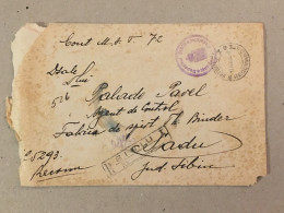 Romania Postal Stationery Entier Postal Ganzsache Depozitul Sibiu Monopolul Alcoolului Registered Letter Alcohol Alkohol - Cartas & Documentos