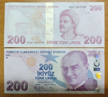 AC - TURKEY - 9th EMISSION 200 TL G 001 UNCIRCULATED - Turquie