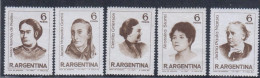Argentina 1967 - Mujeres Célebres - Unused Stamps