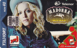 NORWAY - Madonna, NRJ Radio(193), CN : C0A042704, Tirage 5013, 12/00, Used - Norway