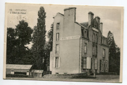 22 GOUAREC L'HOTEL Du Blavet Imposante Facade  écrite Du Villageen 1935 Cachet Départ    D16 2019  - Gouarec