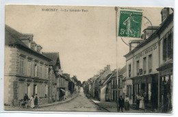 61 MORTREE La Grande Rue Anim Commerce Draperies Et Nouveautés 1907 écrite - Edit Roussel    D16  2019  - Mortree