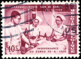 COB 1140-V 6 (o) Point De Couleur Au-dessus D'Indépendance - 1931-1960