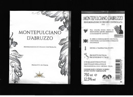 Etichetta - Vino  Montepulciano - Vino Tinto