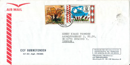 Rwanda Air Mail Cover Sent To Denmark 31-8-1985 - Otros & Sin Clasificación