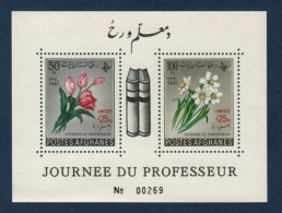 Afghanistan, N° Yv BF 17, Mi  BL 191, **, Journée Du Professeur Surchargé UNESCO, - Afghanistan