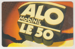 EGYPT - 50LE ALO Mobinil, Reverse 1st Line Reads As 'How To Use This Card',MobiNil Egypt GSM Recharge Card,used - Aegypten