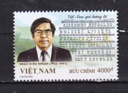 VIETNAM-2022-MUSIC-NHAC SI DO NHUAN-MNH- - Viêt-Nam