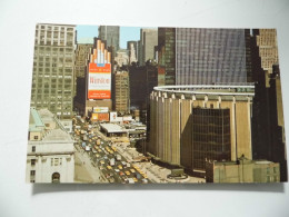 Cartolina Viaggiata "NEW YORK MADISON SQUARE GARDEN" 1979 - Autres Monuments, édifices