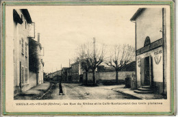 CPA (69) VAUX-en-VELIN - Aspect Du Café Des Trois Platanes De La Rue Du Rhône En 1931 - Vaux-en-Velin
