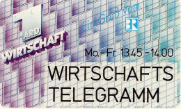 ARD Fernsehen TK K507/1991 ** 50€ Wirtschaft Magazin Digital Satelliten-Welle IFA Des BR TC Television Telecard Germany - K-Series : Customers Sets