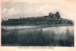 20570  Le Pont De NEUF BRISACH  Le Rhin Français   (  2 Scans) 68 - Neuf Brisach