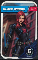 Carte E. Leclerc 2023 Marvel Défie Tes Héros Black Widow 074 - Otros & Sin Clasificación