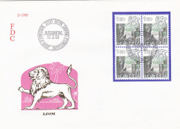 LION FDC AUSGABETAG 1983 COVERS FDC SWITZERLAND - FDC