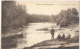 36     ABBAYE  DE  FONTGOMBAUD   LA  CREUSE  AU - DESSOUS  DU  BARRAGE - Autres & Non Classés