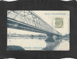 125851          Belgio,     Tamise,   Vue  Generale  Du  Pont,   VG   1907 - Temse
