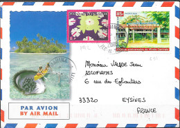 Lettre Par Avion De MAHINA Ile-de-Tahiti 21-12 2005 - Cartas & Documentos