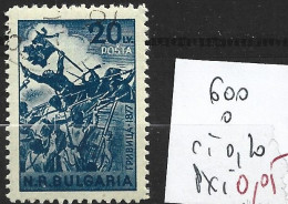 BULGARIE 600 Oblitéré Côte 0.20 € - Used Stamps