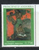 Andorre, Yv 587, Mi 608, **, Maternité Au Bord De La Mer Par Gauguin - Unused Stamps