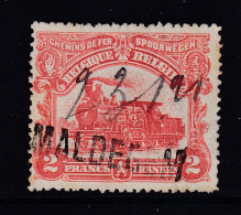 316/40 -- Cachet De FORTUNE 1919 Gare De MALDEGEM - Date Manuscrite 23.1.21 - Gebraucht