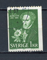 SUÈDE -   CARL JONAS LOVE ALMQVIST   - N° Yt 545 Obli. - Usati