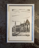 Brugge Grote Markt Getekend Door G. Braet - Dessins