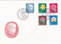 PRO JUVENTUTE 1964 COVERS FDC SWITZERLAND - FDC