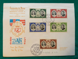 MONACO - 1956 - MATRIMONIO  RANIERI III E GRACE PATRICIA KELLY - Cartas & Documentos