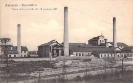 25182 " AVEZZANO-ZUCCHERIFICIO-PRIMA DEL TERREMOTO DEL 13 GENNAIO 1915 " -VERA FOTO-CART.NON SPED. - Avezzano