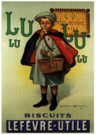 20607 Repro Affiche RECLAME BISCUITS LU LEFEVRE UTILE N° 68 éditions Centenaire (2 Scans) - Publicité