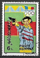 ROUMANIE     -   1992  .   TIR  AU  PISTOLET       -    Oblitéré - Shooting (Weapons)