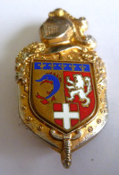 INSIGNE  CCRG GENDARMERIE RHONE ALPES, émail - Polizia