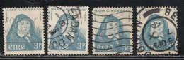 IRELAND Scott # 167 Used X 4 - Mother Mary Aikenhead - Oblitérés