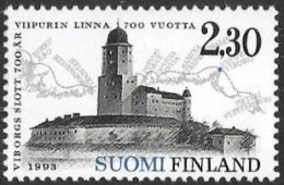 Finland Finnland Finlande 1993 Viborg Wyborg Russia Joint Issue Mi. No. 1209 ** MNH Postfrisch - Unused Stamps