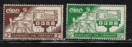 IRELAND Scott # 169-70 Used - 21st Anniversary Of The Constitution - Oblitérés
