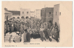 CPA - ALGERIE - Biskra - Marché Au Dattes (sic) - Biskra