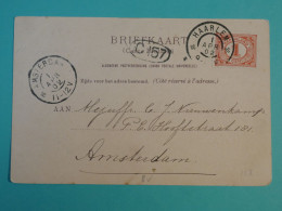 AG0   NEDERLAND   BELLE  CARTE   1902    HAARLEM A AMSTERDAM   +AFF. PLAISANT++ + - Lettres & Documents