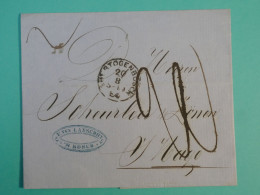 AG0   NEDERLAND   BELLE  LETTRE    1864    HAARLEM A  LA HAYE    +AFF. INTERESSANT++ + - Postal History