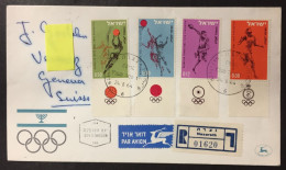 1964 Israel - Olympic Games  Tokyo 1964  - 91 - Lettres & Documents