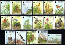 1994 Alderney, Flora E Fauna, Serie Completa Nuova (**) - Alderney