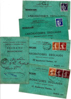 LOT  5 Cartes  LABORATOIRE DEGLAUDE  PARIS / Semeuses /paix - Autres & Non Classés