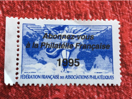 Vignette** Fédération Des Sociétés Philatéliques Françaises-Cinderella Erinnophilie-Timbre-stamp-Sticker-Bollo-Vineta - Philatelic Fairs