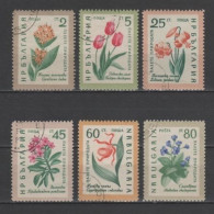 (S1850) BULGARIA, 1960 (Flowers). Complete Set. Mi ## 1164-1169. Used - Gebraucht