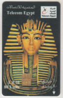 EGYPT - Tut Ankh Amon, Chip: S35 (Module 35), CN:U 0001xxxxx, Telecom Egypt ,10 LE , Used - Egypte