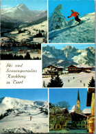 47561 - Tirol - Kirchberg , Geg. Rettenstein , Blick V. Hahnenkamm Auf Streitecklift , Hotel Hochbrunn - Gelaufen 1982 - Kirchberg