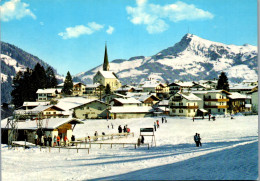 47560 - Tirol - Kirchberg , Skiübungswiese Mit Kitzbüheler Horn - Gelaufen 1984 - Kirchberg