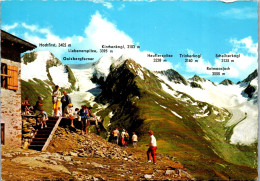 47462 - Tirol - Obergurgl , Gletscherhäusl Hohe Mut , Hochfirst , Kirchenkogl , Heuflerspitze , Gaisbergferner - 1969 - Sölden