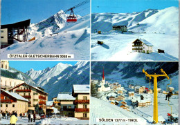 47454 - Tirol - Ötztal , Ötztaler Gletscherbahn , Hochsölden , Sölden - Gelaufen 1973 - Oetz