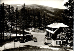 47376 - Steiermark - Steinhaus Am Semmering , Pfaffensattel , M. Grundbichler's Gasthaus , Bus - Gelaufen 1980 - Steinhaus Am Semmering